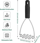 Stainless Steel Wire Potato Masher Heavy Duty Sturdy Easy Grip Kitchen. Fixed Price $20.75.