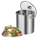 24QT Stainless Steel Stockpot Cooking Kitchen Sauce With Lid Handle. Fixed Price $54.89.