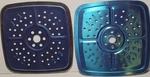 2 New Copper Chef Stainless Steel Steamer Trays Insert, Works With Square Pans.. Fixed Price $36.75.