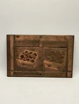 Antique Copper Printing Plate Grant Merrill Orchards Advertising Red Bluff Ca.. Fixed Price $14.04.