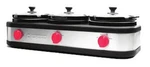 Chefman RJ15-125-TRO Triple Slow Cooker & Buffet Server. Fixed Price $40.00.