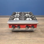 Used Atosa ATHP-24-4 4-BURNER Countertop Gas Hot Plate Stock No. 827393. Fixed Price $495.00.