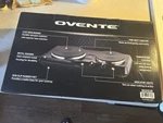 Ovente BGS102B Electric Double Burner 6 & 7 Inch Hot Plates Portable Cooktop. Fixed Price $27.98.