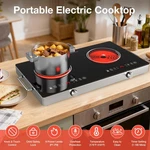 Electric Infrared Cooktop 120V, 4000W Portable Burner Stove Hot Plate. Fixed Price $112.49.