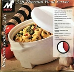 Thermal Food Server Stainless Lining 3 Quart From Metro - Indoor Outdoor Use. Fixed Price $15.00.