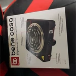 Bene Casa BC-99700 Single Electric Burner, 1000W, Black, Stainless Steel. Fixed Price $31.00.