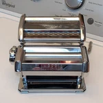 Imperia Tipo Lusso SP150 Manual Pasta Maker Set, Silver Metal, 3 Pieces. Fixed Price $33.00.