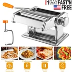 Stainless Steel Pasta Lasagna Spaghetti Tagliatelle Ravioli Maker Roller Machine. Fixed Price $33.41.