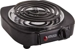 Imusa GAU-80305 Electric Single Burner 1100-WATTS, Black Cooktop Stove. Fixed Price $17.59.