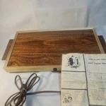 Vtg Cornwall Devon Electric Tray 1425 Wood Grain Warming Mcm Kitchen Warmer. Fixed Price $14.99.