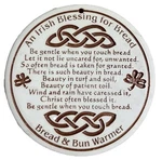 Seneca Ceramics Irish Blessing Bread & Bun Warmer Trivet Celtic Knot Ny Usa. Fixed Price $7.50.