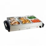Megachef Buffet Server &amp; Food Warmer With 4 Removable Sectional Trays , Heat. Fixed Price $58.09.