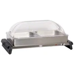 Cadco WTBS-2RT Counter Double Buffet Server W/ Clear Roll Top Lids. Fixed Price $504.00.