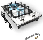 20 Inch Gas Cooktop Burner Propane Stainless Steel Stove Ng/lpg Dual Fuel. Fixed Price $92.81.