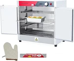 4-TIER Hot Box Food Warmer 850W Stainless Heated Cabinet&water Tray Double Door. Fixed Price $354.32.