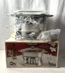 Kirkland Signature 4 Qt Stainless Steel Chafing Dish Buffet Server Set Nos. Fixed Price $51.05.