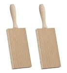 Fante Boards, Beechwood, Made In Italy, Set Of 2, Gnocchi, Beige. Fixed Price $18.98.