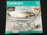 Cuisinart 11" Round Buffet Server- Stainless Steel. Fixed Price $30.00.