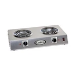 Cadco CDR-1T 21 1/4" Electric Countertop Hotplate W/ (2) Tubular Burners, Hor.... Fixed Price $357.81.
