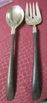 Manning Bowman Chafing Dish Servers Silverplate Ebonized Wood Handles 1910S-20S. Fixed Price $34.50.