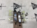 Epiphone Deluxe Tuners Heads Nickel Tulip Keystone 3 Per Side Double Ring. Fixed Price $40.00.