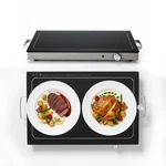 Electric Glass Top Food Warming Tray W/adjustable Temperature Control,easy Clean. Fixed Price $52.38.