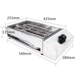 Electric 1800W Griddle Flat Hot Plate Bbq Countertop Commercial Grills. Fixed Price $76.06.