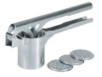 Gefu Tri Star Potato And Spaetzle Press With 3 Discs Silver. Fixed Price $199.08.