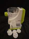 Gourmia GPM100 Electric Pastamazing Maker Includes 6 Discs And 2 Measuring. Fixed Price $50.85.