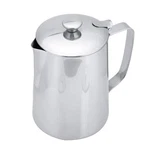 Fdit Stainless Steel Coffee Cup Mug Milk Frothing Pitcher Jug Lid For Latte. Fixed Price $42.09.