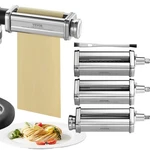 New/pasta Attachment For Kitchenaid Stand Mixer, Stainless Steel Roller Cu. Fixed Price $93.40.