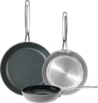 Nuwave Frying Pan Set All Cooktops Blue Ceramic Non-stick ( 8 , 10 12 ) -gray. Fixed Price $148.61.