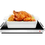 Chefman Compact Glasstop Warming Tray With Adjustable Temperature Control Perfec. Fixed Price $133.31.