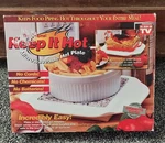 Microwaveable Hot Plate The Original Keep It As Seen On Tv By Telebrands. Fixed Price $22.52.