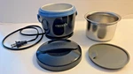 Mini Crock-pot Oz Model #SCCPLC200-BK, 120V Slow-cooker Lunch With Handle. Fixed Price $20.00.