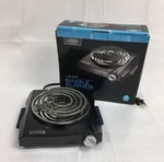 Living Solutions Black 1100 Watt Variable Temperature Stove Top Single Burner. Fixed Price $24.99.