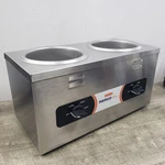 *industrial* Nemco 6120A Dual 4 Qt. Counter Twin Soup Sauce Topping Warmer. Fixed Price $125.00.
