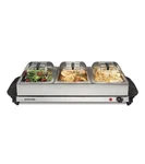 Proctor Silex Triple Buffet Server And Food Warmer With Three 2.5 Qt Pans. Fixed Price $79.99.