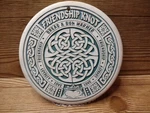 Seneca Ceramics Irish Blessing For Bread & Bun Warmer 1996 Green And White. Fixed Price $8.99.