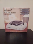 Brentwood TS-322 1000 Watt Single Electric Burner Adjustable Heat White 120V New. Fixed Price $29.99.