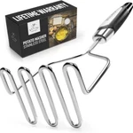 Zulay Kitchen Stainless Steel Potato Masher. Fixed Price $7.99.