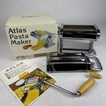 Omc Marcato Atlas Pasta Maker Model 150 With Orig Box Instructions Hand Crank. Fixed Price $45.99.