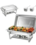 Costway Chafing Dish Buffet Set 9QT Stainless Food Warmer 2 Pack. Fixed Price $58.99.