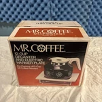 Mr Coffee 12 Cup Decanter And Electric Warmer Plate Vintage Usa Nos. Fixed Price $40.00.