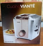 Cucina Viante CUC-25PM Electric Pasta Biscotti Maker W/ 10 Discs & Orig Box Euc. Fixed Price $45.95.