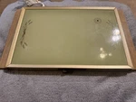 Vtg Cornwall Simmer Server Food Hot Tray #1201 Wood Handles Usa Works. Fixed Price $16.00.