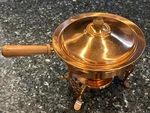 Douro Coperware, Hand Crafted Chafing Dish, New/unused. Fixed Price $95.00.