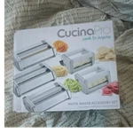 Cucinapro Pasta Maker With Set Of 5 Attachments. Fixed Price $40.00.