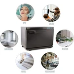 Dermalogic 20L Brown Wood Grain Towel Warmer Cabinet, Model KDA-TWAPP-20-A. Fixed Price $115.00.