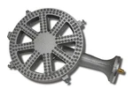 New King Kooker 11" Cast Iron Burner With Orifice. Fixed Price $95.99.